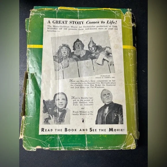 Rare Vintage 1903 Collectible “The New Wizard Of Oz” book with dust cover - Picture 4 of 12